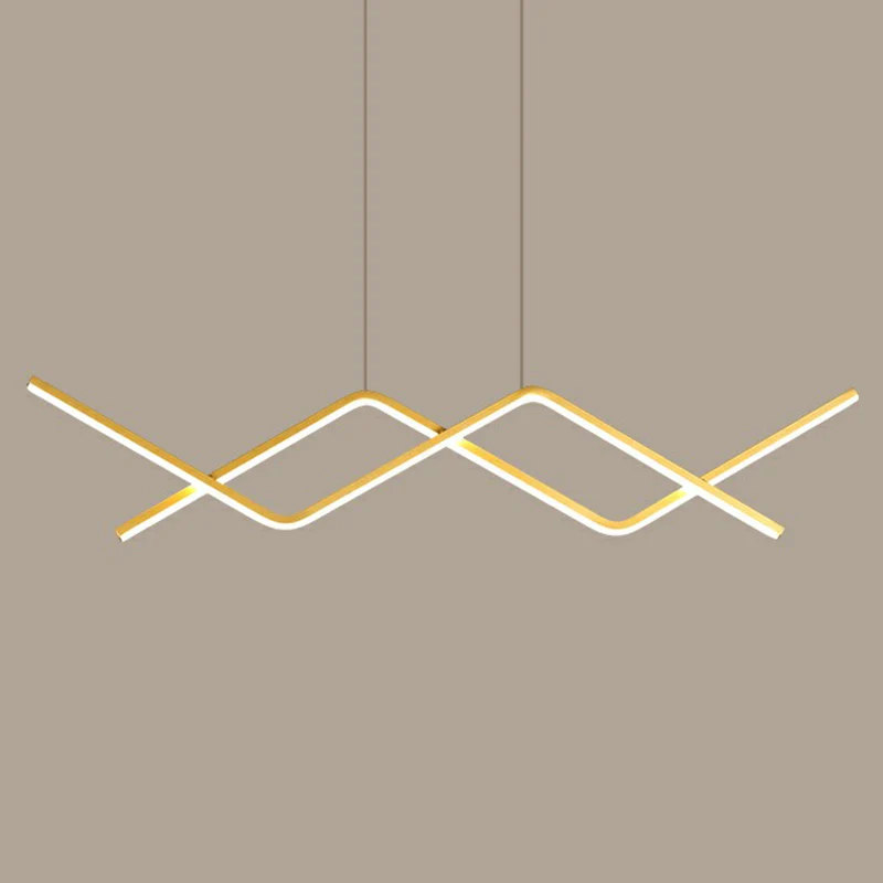 Lampe LED suspendue en métal, style simple, luminaire d'îlot, pour salle à manger Clearhalo