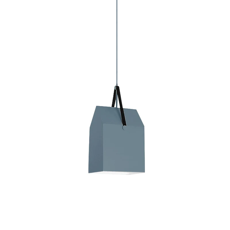 Lampe suspendue en métal de Style nordique, 1 ampoule, luminaire décoratif d'intérieur, idéal pour une salle à manger, un...