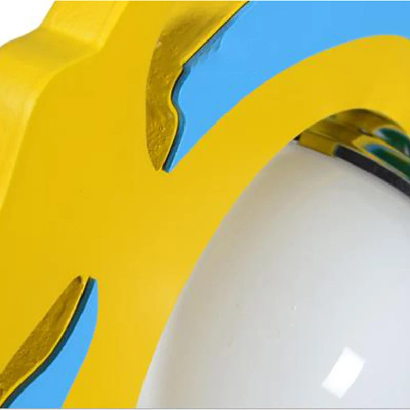 Lampe suspendue multicolore en forme de poisson, 3 lumières, plafond en métal pour enfants, pour magasin de tissus Clearhalo