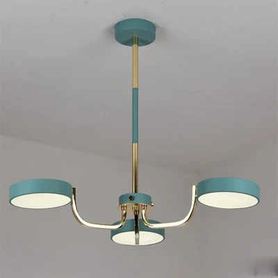Lampes suspendues ovales pour salle à manger, en acrylique, 3 ampoules, lampes suspendues de style moderne Clearhalo