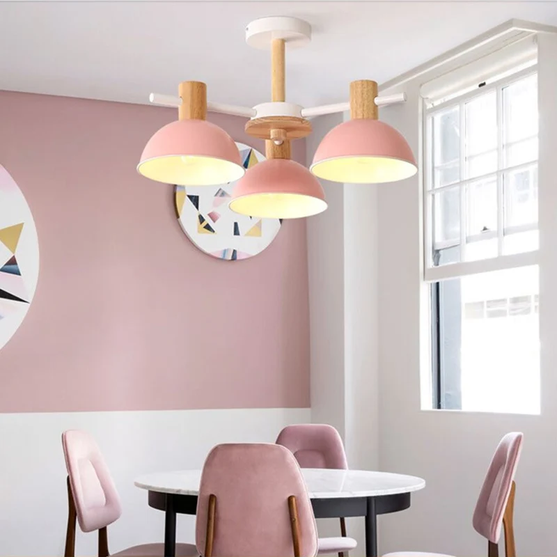 Luminaire suspendu en forme de dôme pour salon, 3 lumières en métal, lampes suspendues modernes Clearhalo