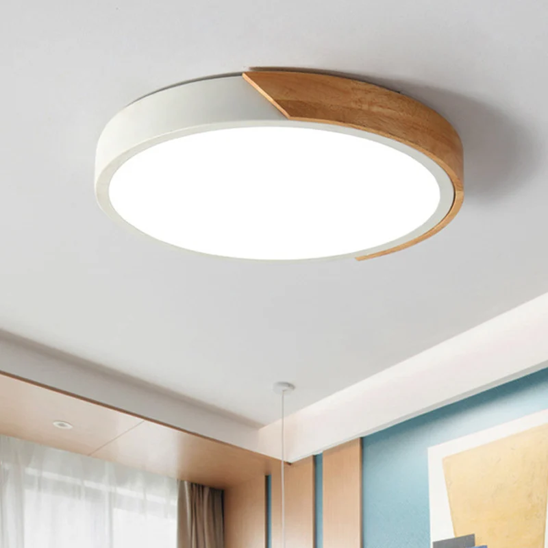 Luminaires encastrés ronds plafonniers acryliques contemporains pour chambre à coucher Clearhalo