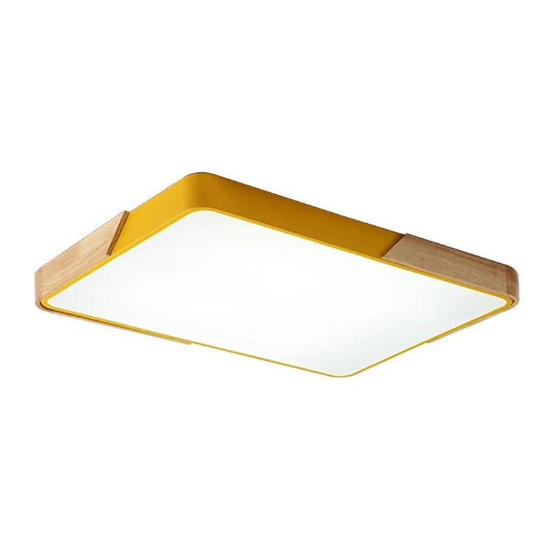 Plafonnier encastré minimaliste en acrylique à montage encastré à LED pour salon rectangulaire Clearhalo