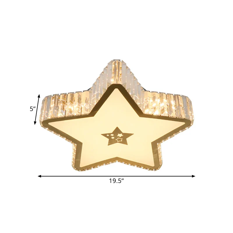 Plafonnier LED en forme d'étoile, design moderne, luminaire décoratif d'intérieur, luminaire décoratif de plafond, idéal p...