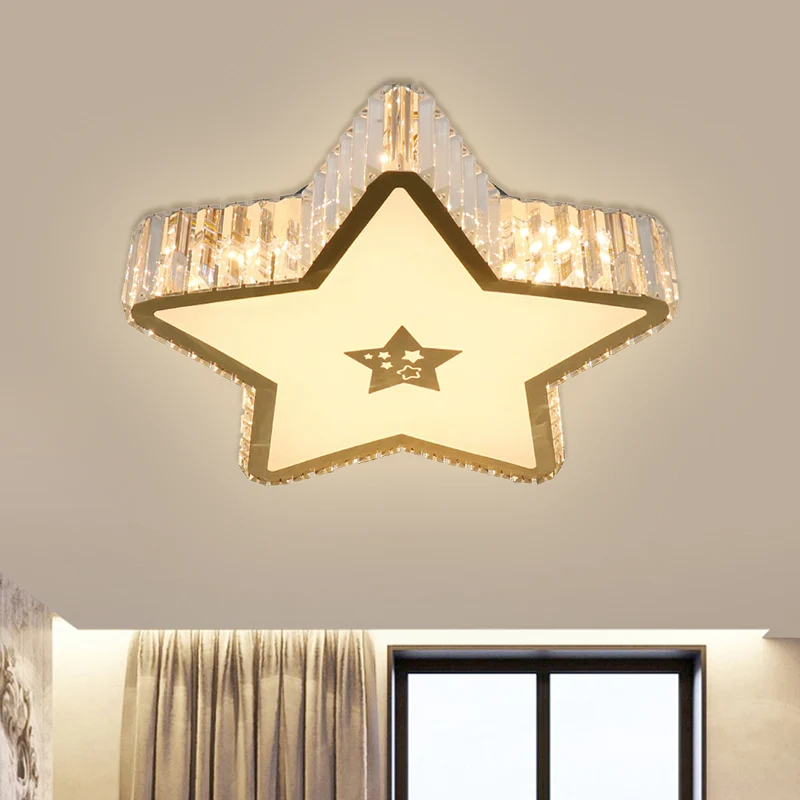 Plafonnier LED en forme d'étoile, design moderne, luminaire décoratif d'intérieur, luminaire décoratif de plafond, idéal p...