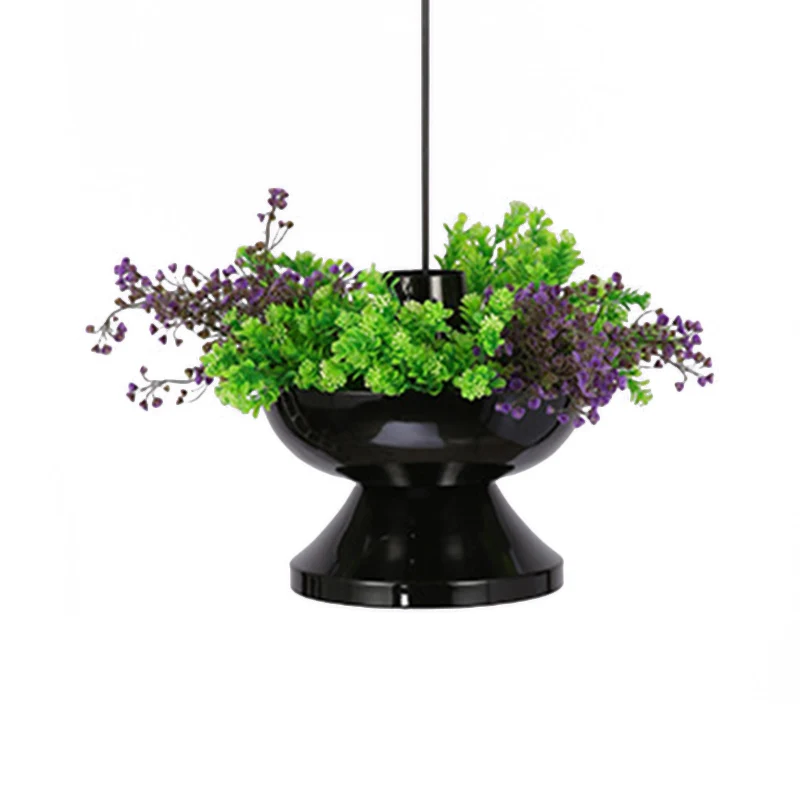 Plafonnier LED suspendu en métal avec 1 tête de ferme, luminaire décoratif d'intérieur, idéal pour une salle à manger ou u...