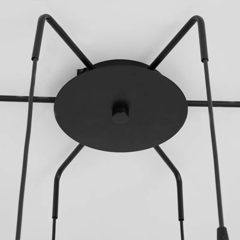 Plafonnier suspendu en forme de goutte d'eau, moderne, en verre fumé ombré, à 6 ampoules, pour escalier Clearhalo