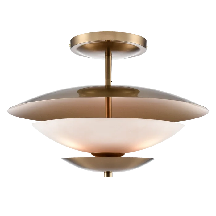 Ceiling lamp CosmoLight Drayton 3L E14 brass
