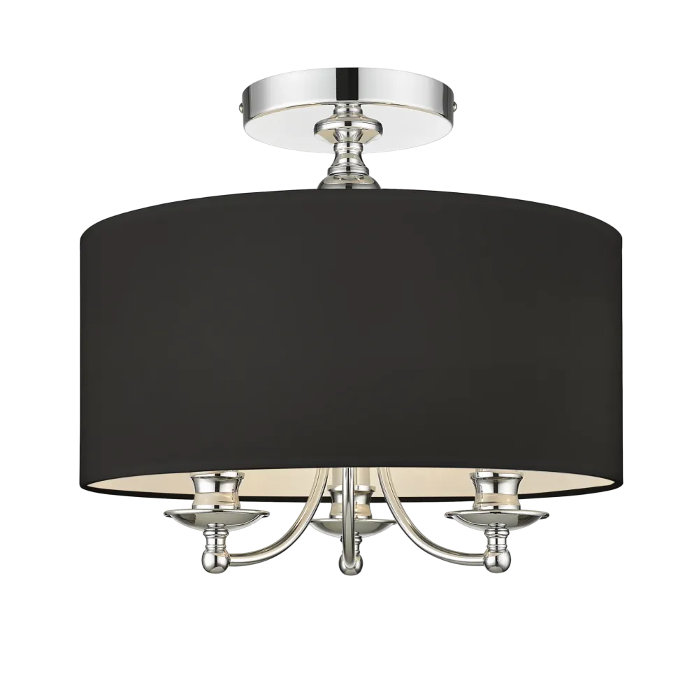 Plafonnier CosmoLight ABU DHABI 1 3L E14, D 40 cm Black