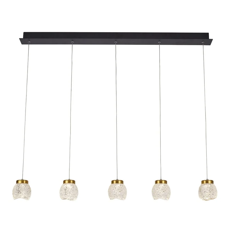 Suspension linéaire CristalRecord Fany LED 25W