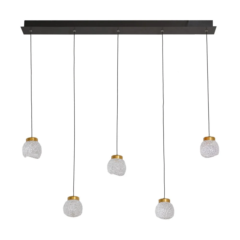 Suspension linéaire CristalRecord Fany LED 25W