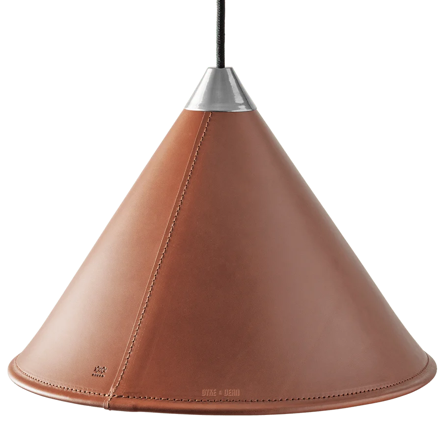 LAMPE CONIQUE EN CUIR MONTANA CUERO