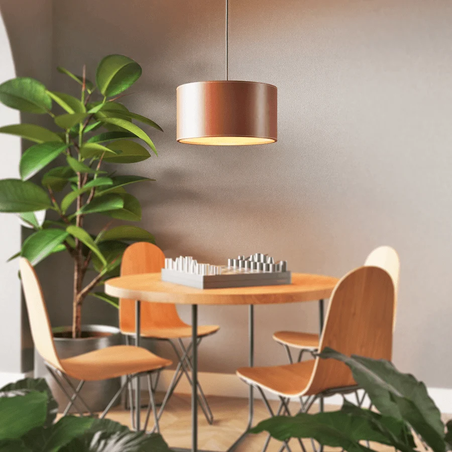 LAMPE CONIQUE EN CUIR MONTANA CUERO