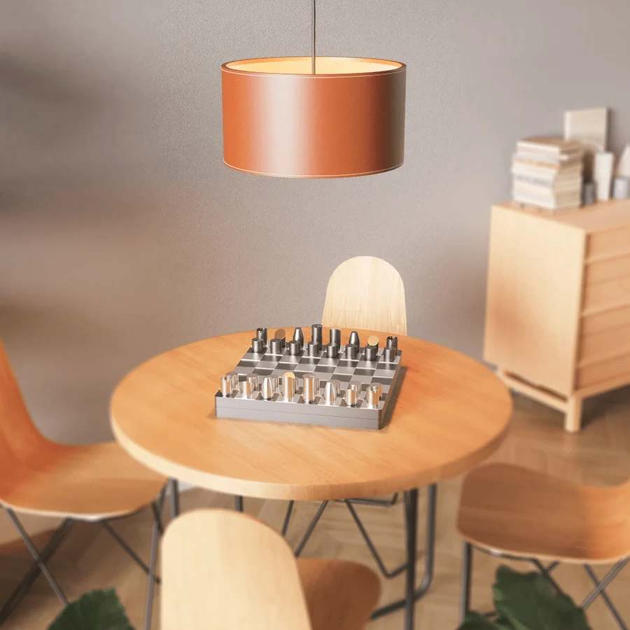 LAMPE CONIQUE EN CUIR MONTANA CUERO