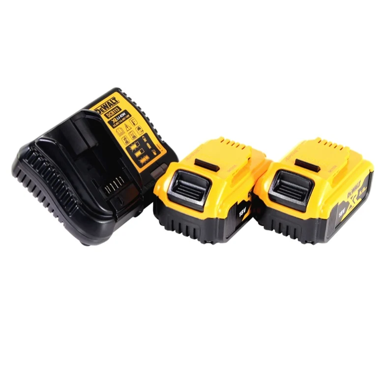 DeWalt DCL 045 P2 Lampe LED sans fil 1700 lm pour capot, 12/18 V + 2x Batteries 5,0 Ah + Chargeur + Support rotatif 0-360...