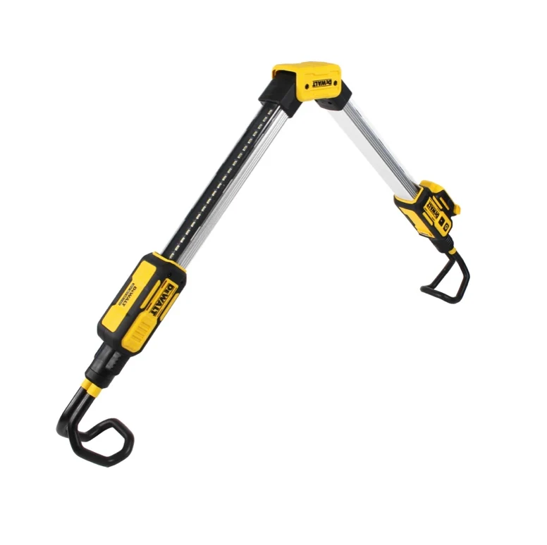 DeWalt DCL 045 P2 Lampe LED sans fil 1700 lm pour capot, 12/18 V + 2x Batteries 5,0 Ah + Chargeur + Support rotatif 0-360...