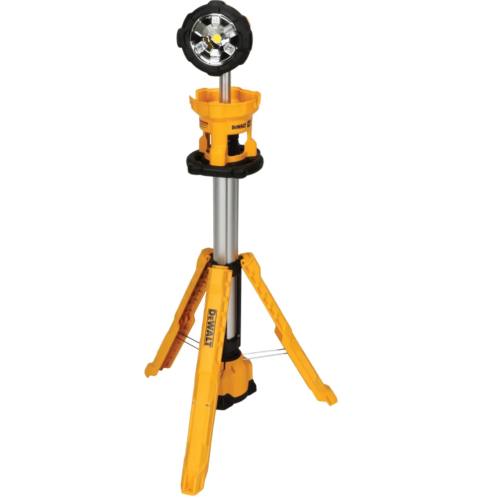 Lampe trépied sans fil 20 V max, LED, 3 000 lumens, boîtier en plastique Dewalt