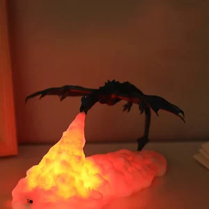 Lampe Dragon Rouge Dragon Naga