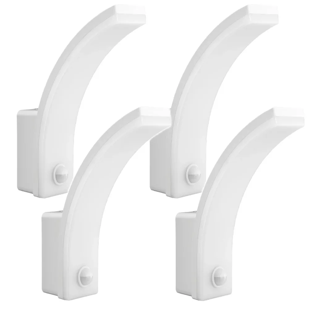 Détecteur de mouvement Maclean Lampe LED, détecteur de mouvement PIR, blanc, 20W, IP65, 2000lm, blanc neutre (4000K) MCE51...