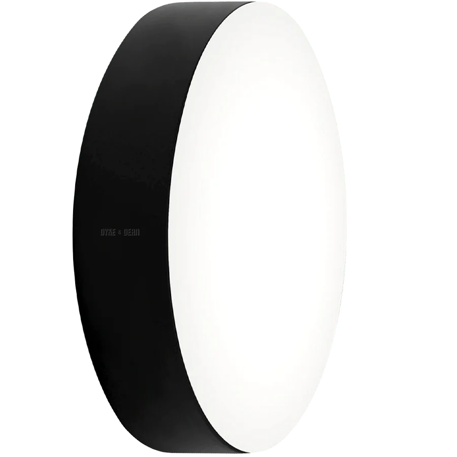APPLIQUE & PLAFONNIER DISQUE NOIR 540MM DYKE & DEAN