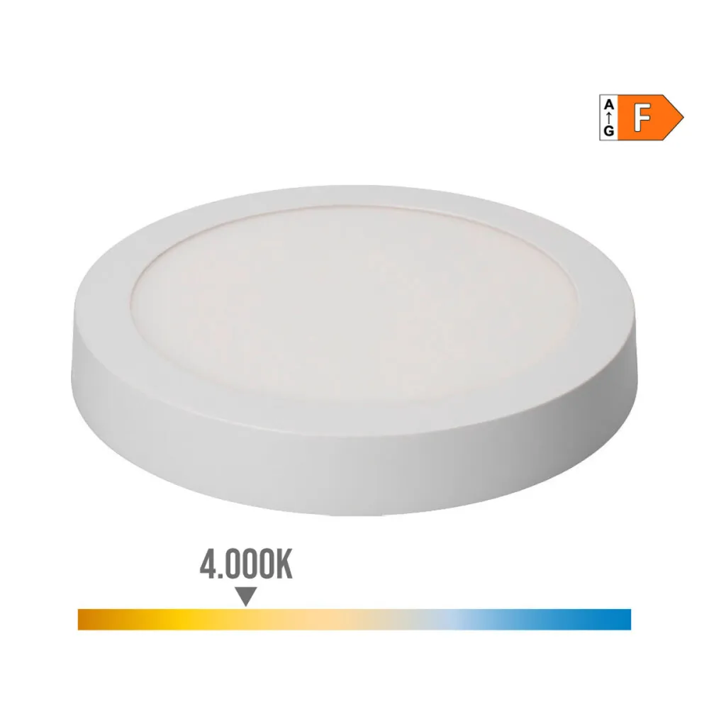 Suspension EDM 31590 Blanc Aluminium Plastique 20 W Ø 22,5 x 4 cm (4000 K) EDM Product