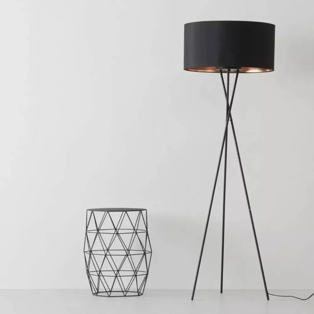 Eglo Fondachelli Lampadaire Noir 95541