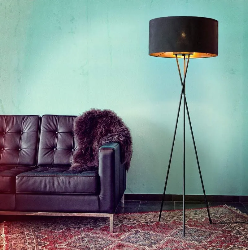Eglo Fondachelli Lampadaire Noir 95541