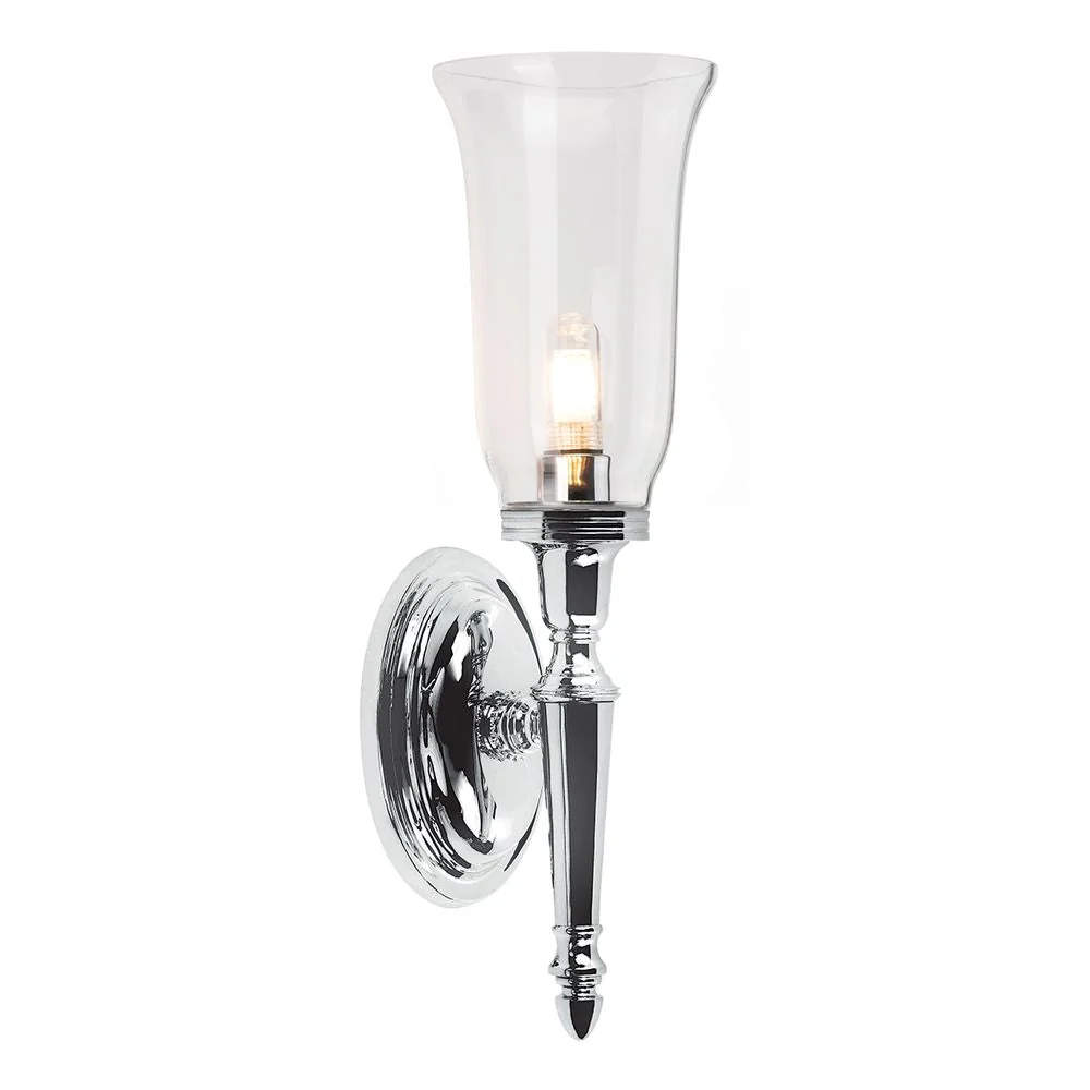 Applique murale Elstead Lighting (BATH-DRYDEN2-PC) Dryden aluminium, verre G9