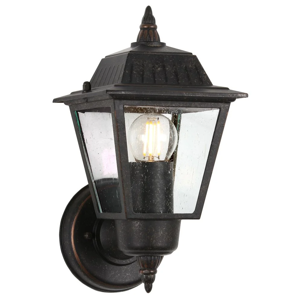 Applique murale extérieure Elstead Lighting (GZH-HN1) Highnam en aluminium moulé E27