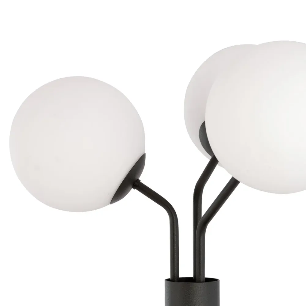 Lampadaire Emibig NOVA 3L, H 173cm noir, E14