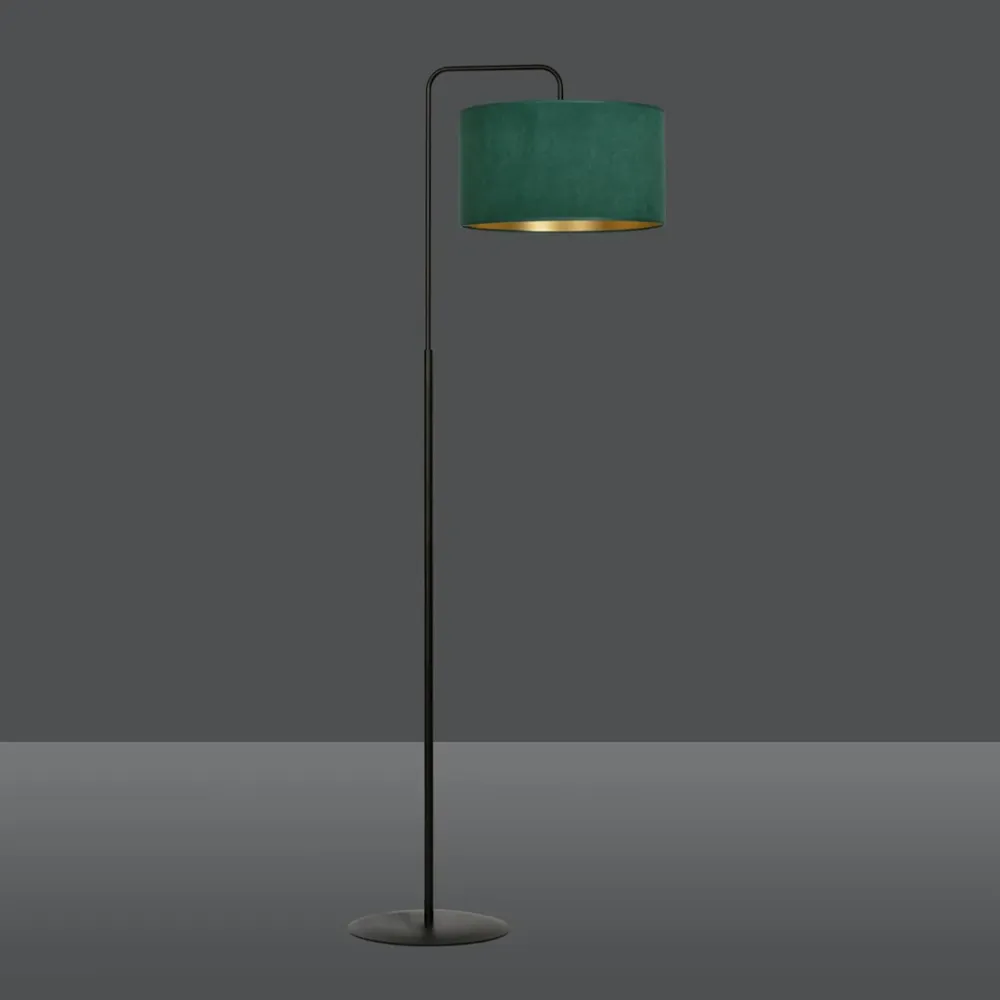 Lampadaire HILDE 1L, D35 noir, E27 Emibig