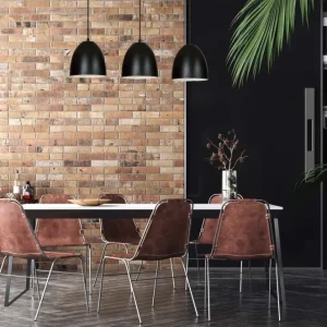 Suspension LENOX 3L, noire, E27 Emibig