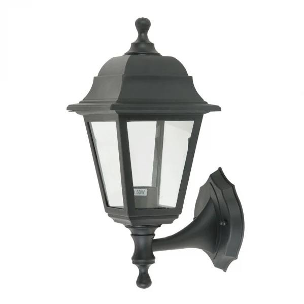 Applique murale extérieure Fabrilamp Albahaca cristal noir E27