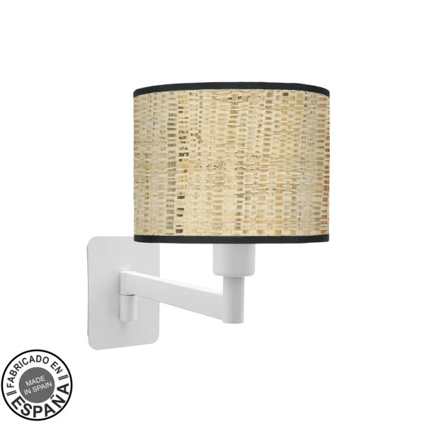 Applique murale Fabrilamp Moda en métal blanc E14