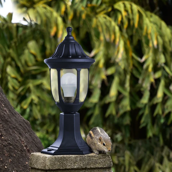 Fabrilamp lampadaire Angelica noir policarbonato E27