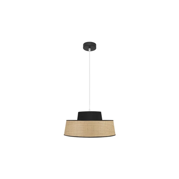Fabrilamp plafonnier Jia naturel E27