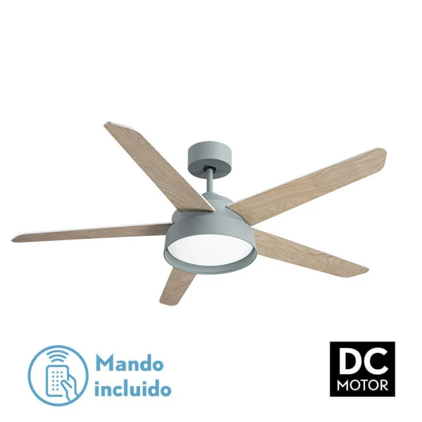 Fabrilamp ventilateur de plafond Lebeche métal vert