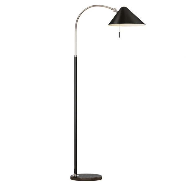 Lampadaire Fabrilamp Empire en métal noir E27