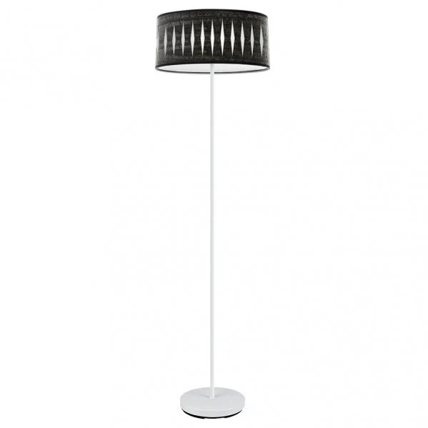 Lampadaire Fabrilamp Piron blanc E27