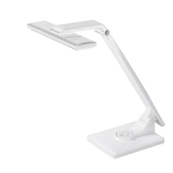 Lampe de table à bras articulé Fabrilamp Vinchi blanc ABS Oui