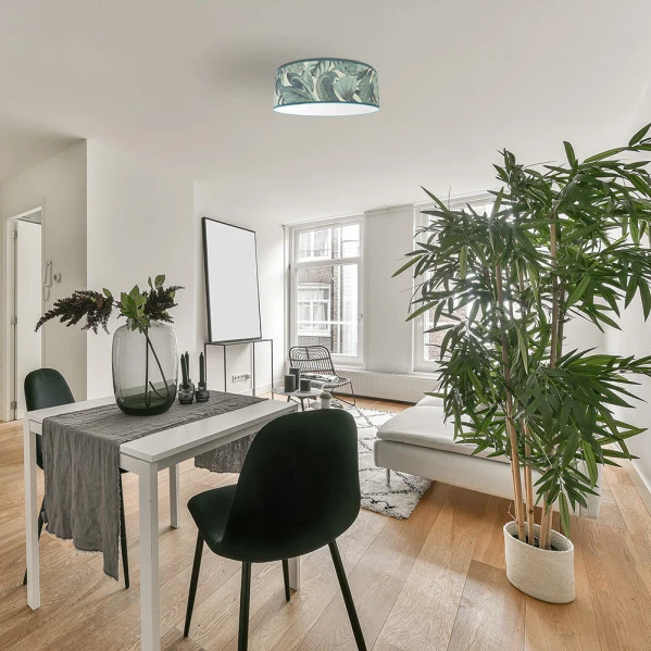 Plafonnier encastré Fabrilamp Argel en métal bleu E27
