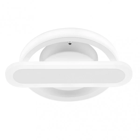 Plafonnier encastré Fabrilamp Elma en métal blanc