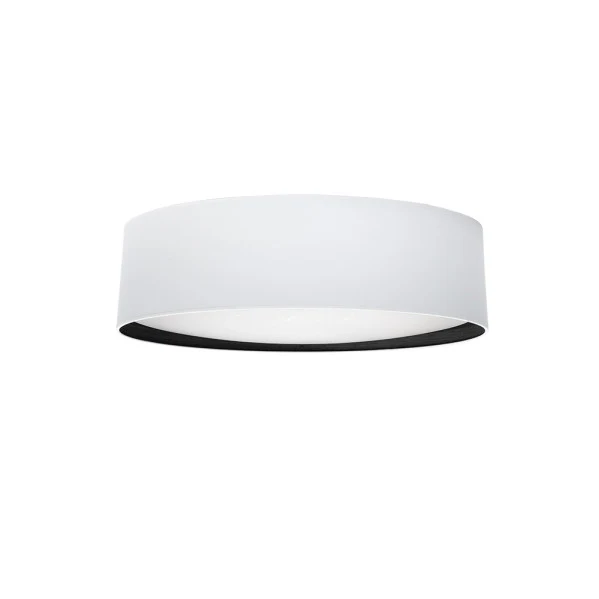 Plafonnier encastré Fabrilamp Tatiana en textile blanc