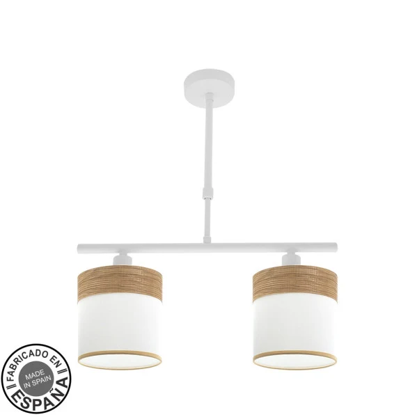 Plafonnier Fabrilamp Cloe blanc E14