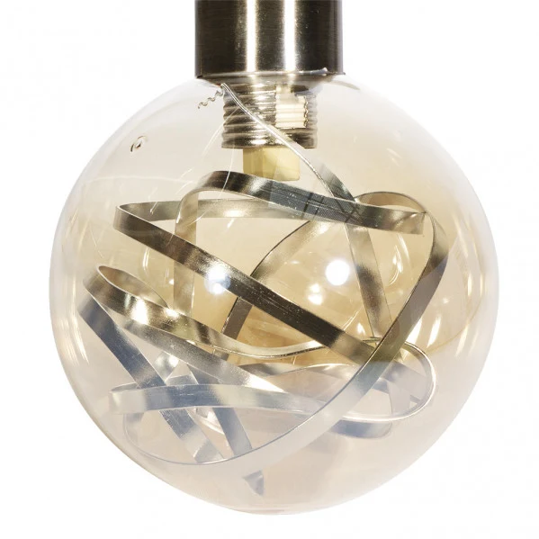 Plafonnier Fabrilamp Varanasi cuir G9