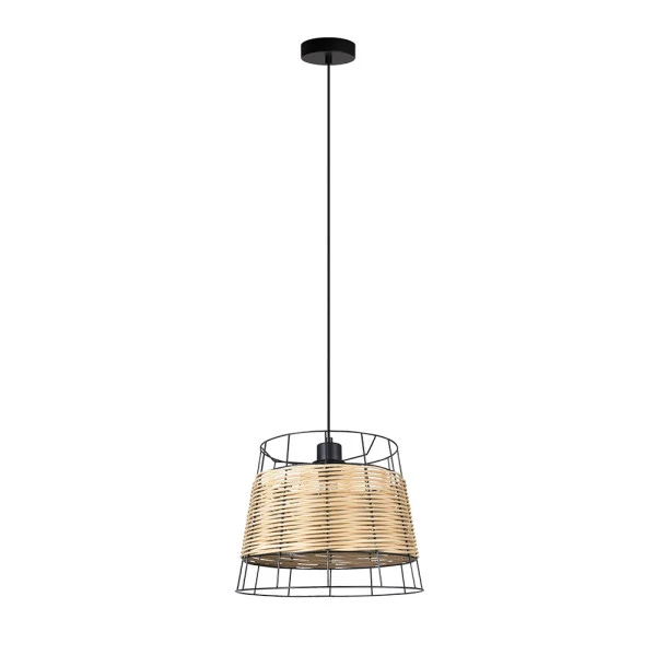 Suspension Fabrilamp Burano noire E27