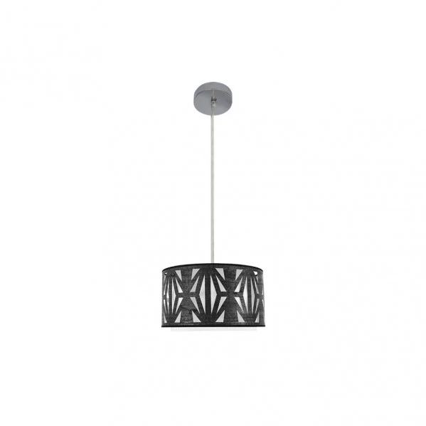 Suspension Fabrilamp Katerina chromée E27