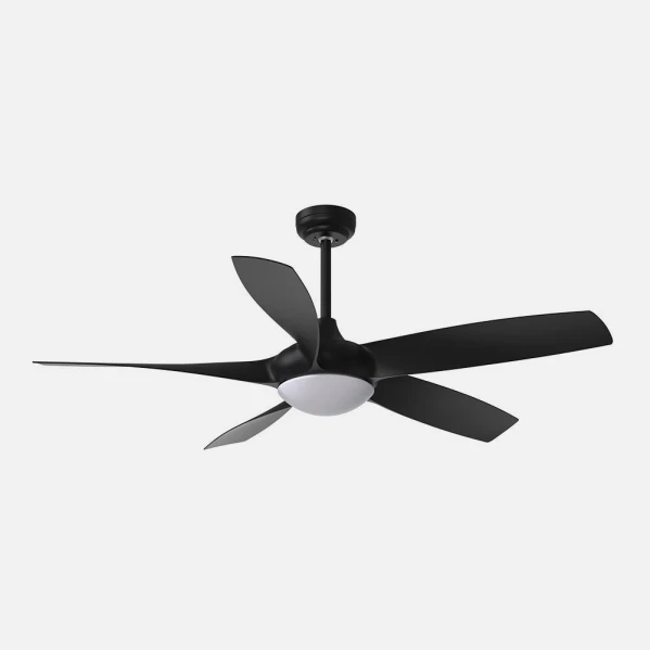 Ventilateur de plafond Fabrilamp Galleo en métal noir