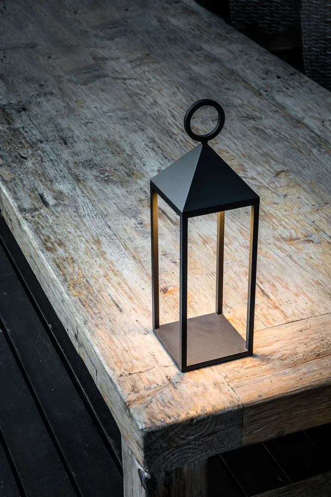 Argus Portable Lighthouse Battery Dark Gray USB LED 2W 3000K Faro
