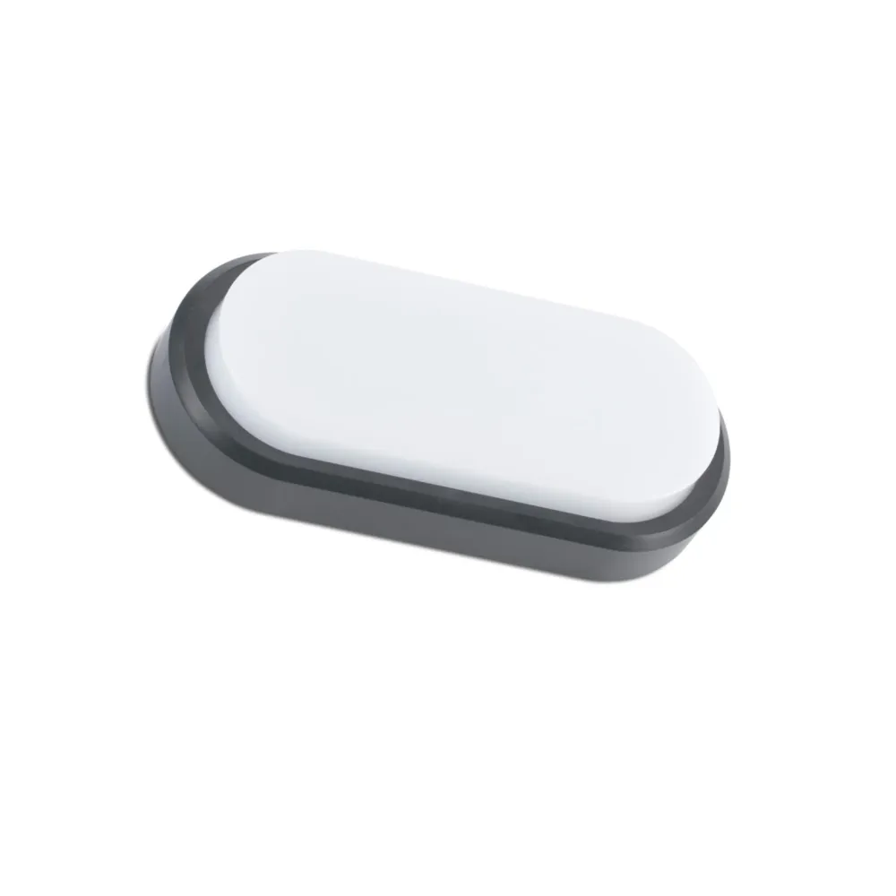 Applique murale extérieure FARO Barcelona Fred, ABS gris foncé, LED, H 11,0 cm